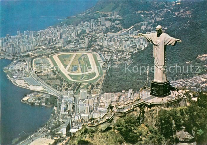 Rio de Janeiro Fliegeraufnahme mit Redentor