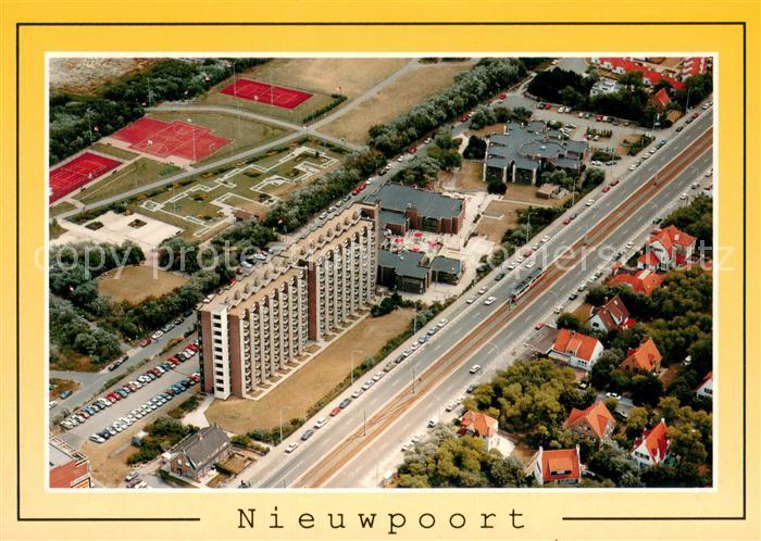 Nieuwpoort Flatcenter Floreal Fliegeraufnahme