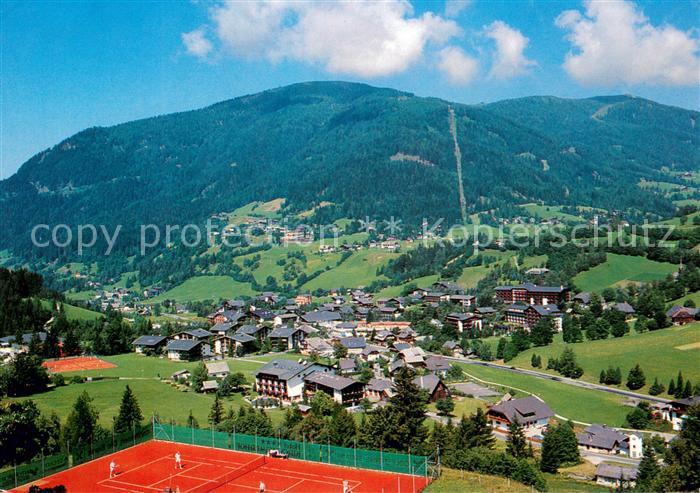 Bad Kleinkirchheim Kaernten Fliegeraufnahme Tennisanlage