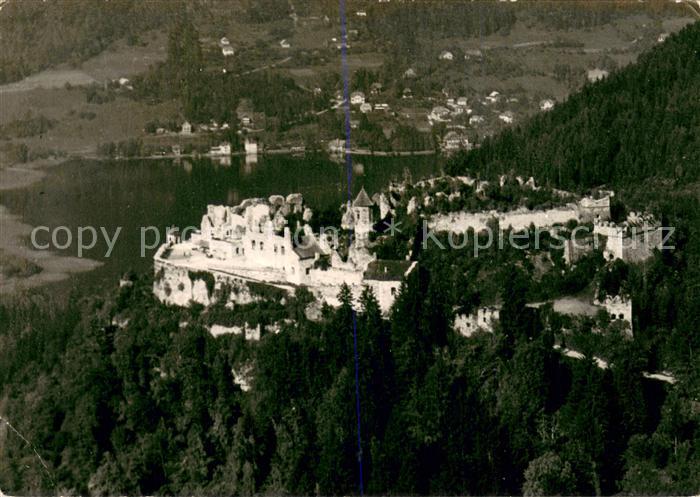 Villach Kaernten Cafe Restaurant Ruine Landskron Fliegeraufnahme