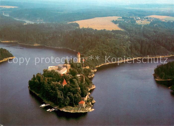 Zvikov Statni Hrad Zvikov Fliegeraufnahme
