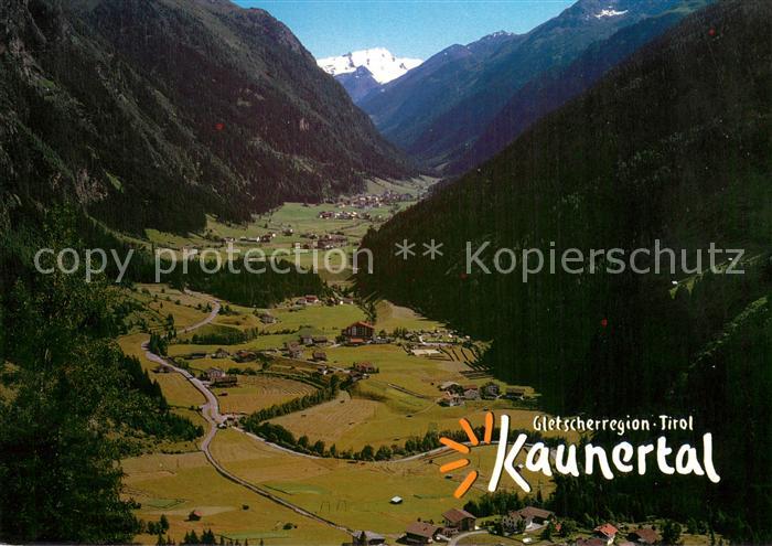 Kaunertal Fliegeraufnahme