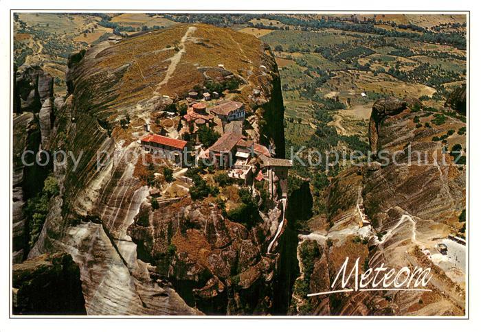 Meteora Monastero Metamorphoris Kloster Metamorphosis Fliegeraufnahme