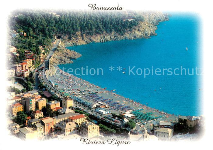Bonassola Riviera Ligure Fliegeraufnahme