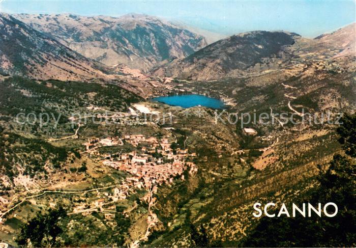 Scanno Vista aerea da Preccia