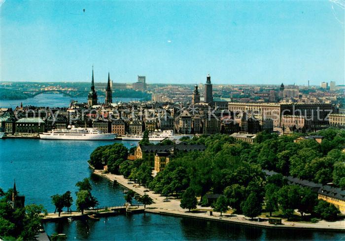 Stockholm Utsikt mot Gamla Stan Fliegeraufnahme