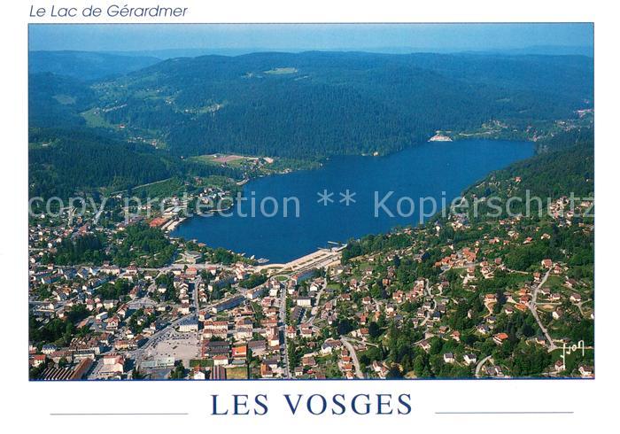 Gerardmer Vosges Vue aerienne Le Lac de Gerardmer