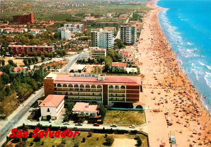 San Salvador Tarragona Hotel Europe Strand Fliegeraufnahme
