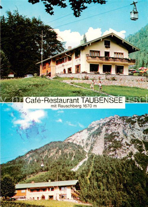 Ruhpolding Bayern Cafe Restaurant Pension Taubensee Panorama