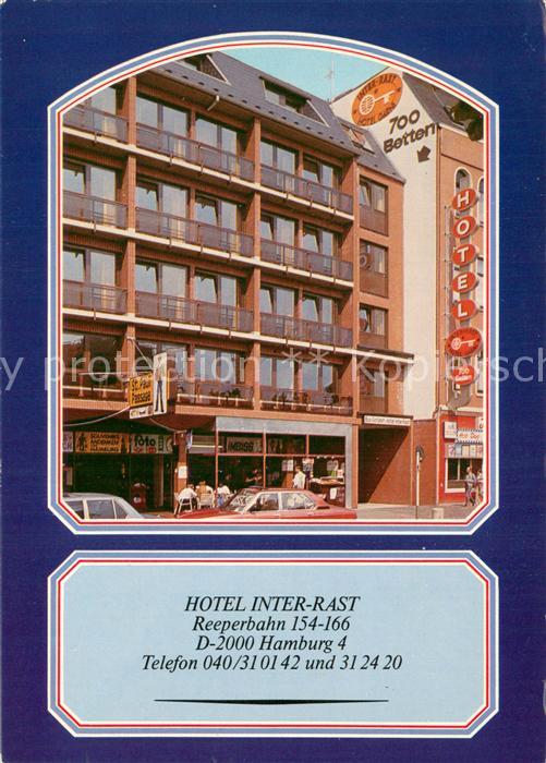 HAMBURG  CITY Hotel Inter Rast