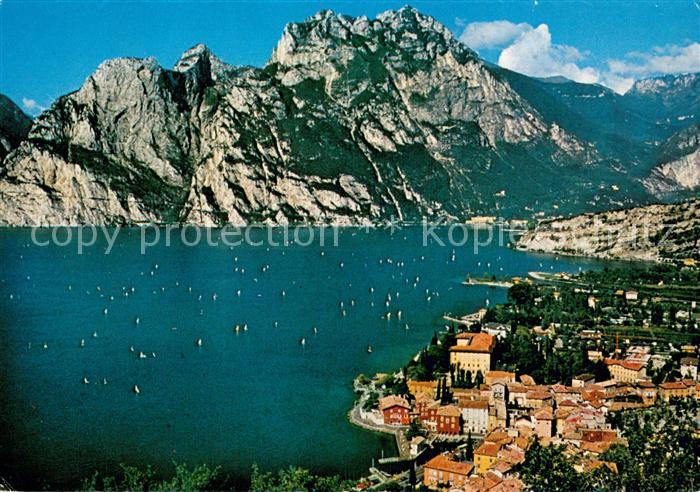 Torbole Lago di Garda Fliegeraufnahme