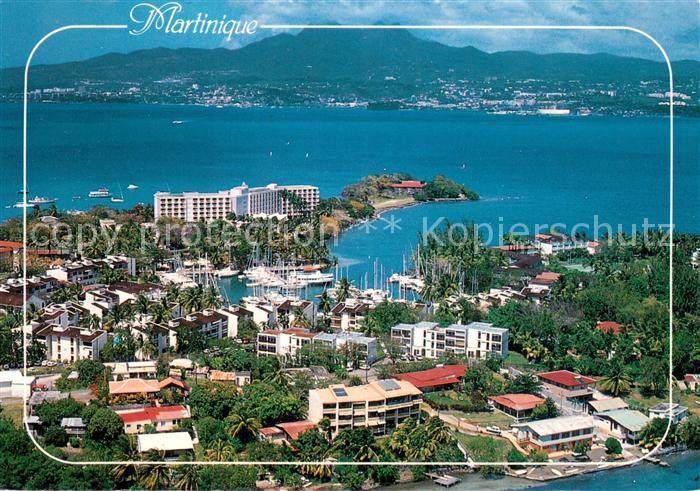 Martinique Vue aerienne de la marina de la Pointe du Bout