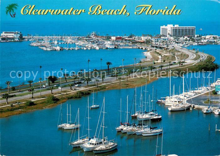 Clearwater Beach Clearwater Marina Aerial view