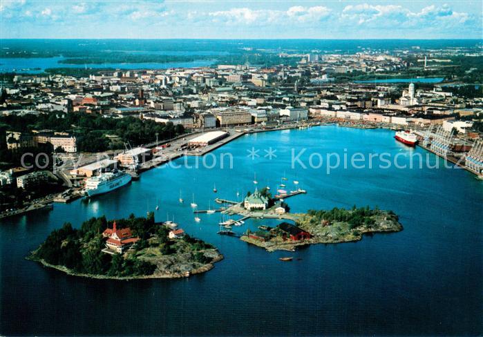 Helsinki Suedhafen Fliegeraufnahme