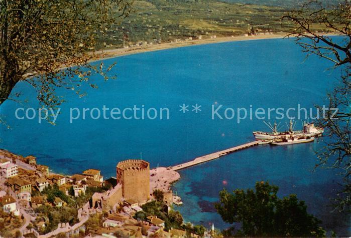 Alanya A view of the bay from the top of the Castel