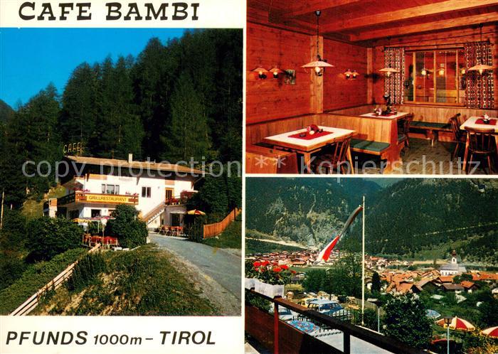 Pfunds Cafe Bambi Gaststube Panorama