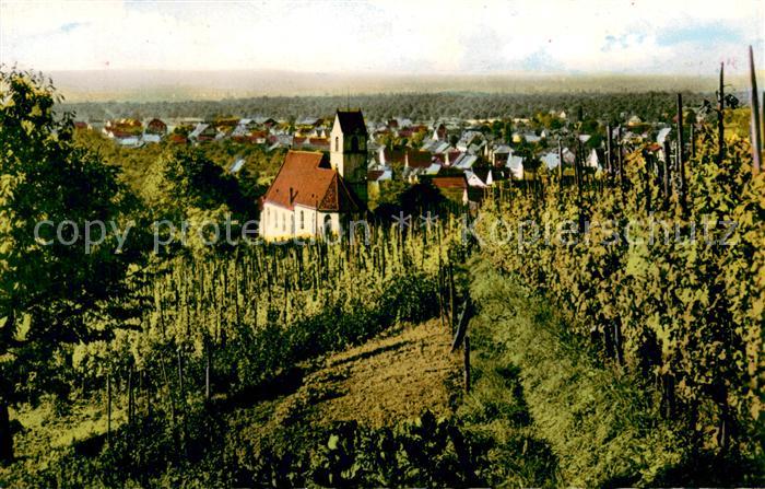 Haltingen Weil am Rhein BW Panorama Kapelle