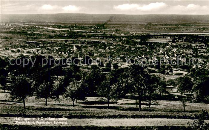 Haltingen Weil am Rhein BW Dreilaenderecke Panorama