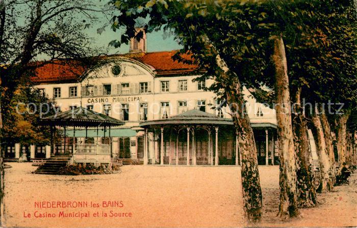 Niederbronn-les-Bains Le Casino Municipal et la Source