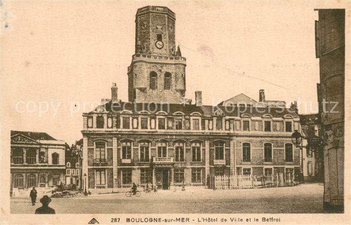 Boulogne-sur-Mer 62 Hotel de Ville et le Beffroi