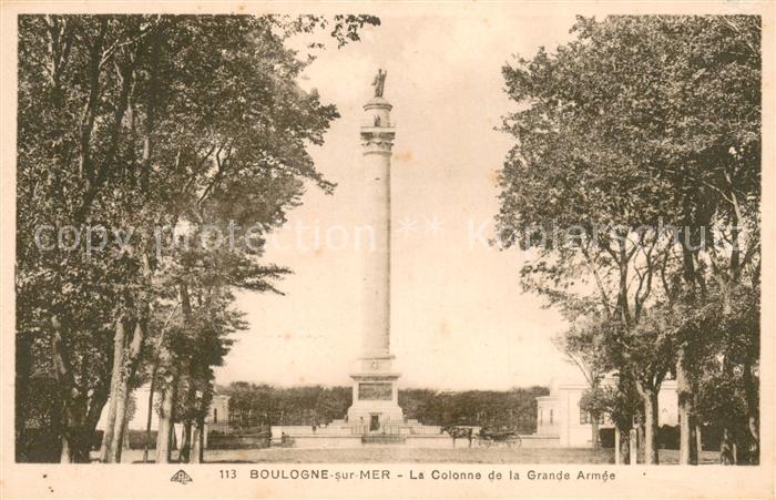 Boulogne-sur-Mer 62 La Colonne de la Grande Armee