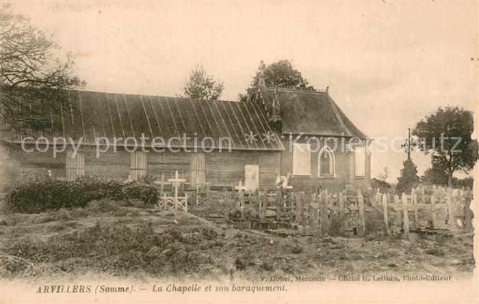 Arvillers La Chapelle et son baraquement