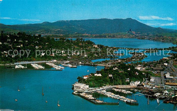 Tiburon Aerial view of southern Marin County