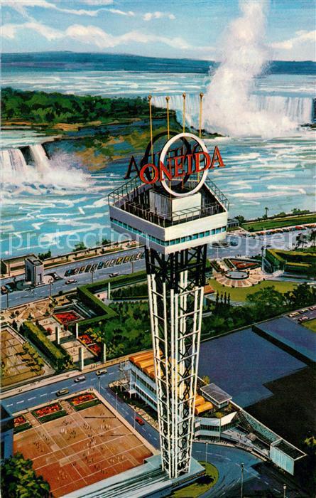 Ontario  Canada Niagara Falls Oneida Observation Tower Air view