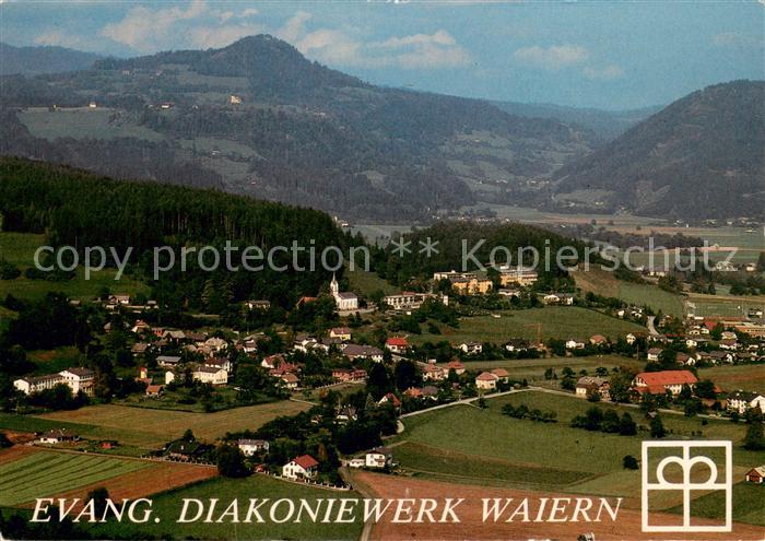 Feldkirchen Kaernten Fliegeraufnahme Ev Diakoniewerk Waiern
