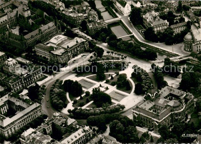 Strasbourg Alsace La Place de la Republique Vue aerienne