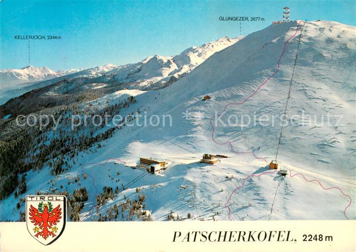 Patscherkofel Seilbahn Bergstation Patscherkofel Schutzhaus Fliegeraufnahme