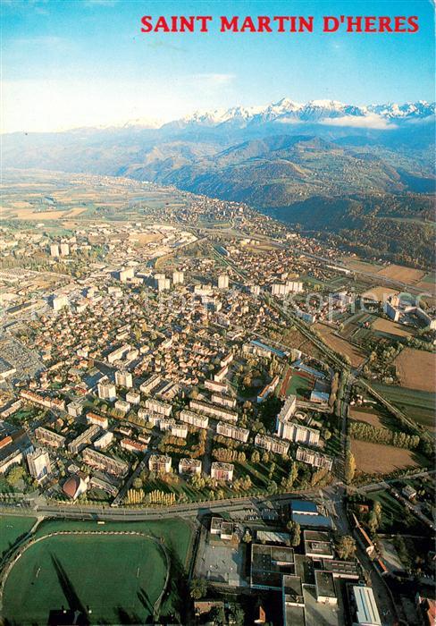 Saint-Martin-d Heres Vue generale aerienne La Chaine de Belledonne