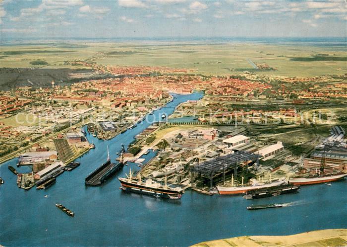 Emden Ostfriesland Fliegeraufnahme