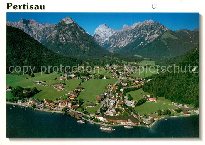 Pertisau Achensee Fliegeraufnahme