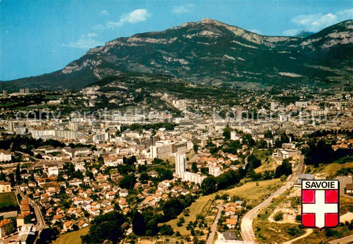Chambery 73 Vue generale aerienne et panorama sur le Nivolet