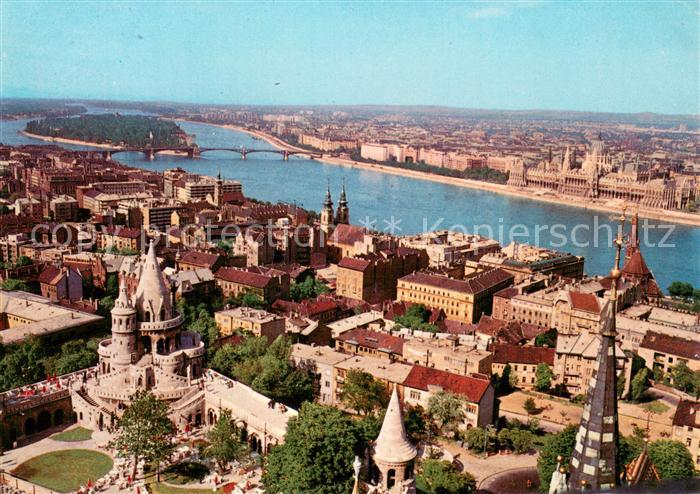 Budapest Kettenbruecke Fliegeraufnahme