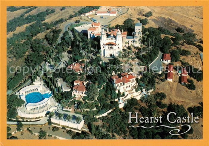 San Simeon Hearst Castle Aerial View