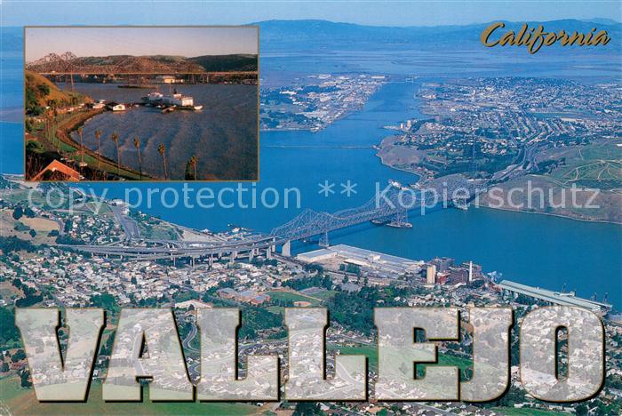 Vallejo Aerial view of Crockett to the South and Vallejo to the North