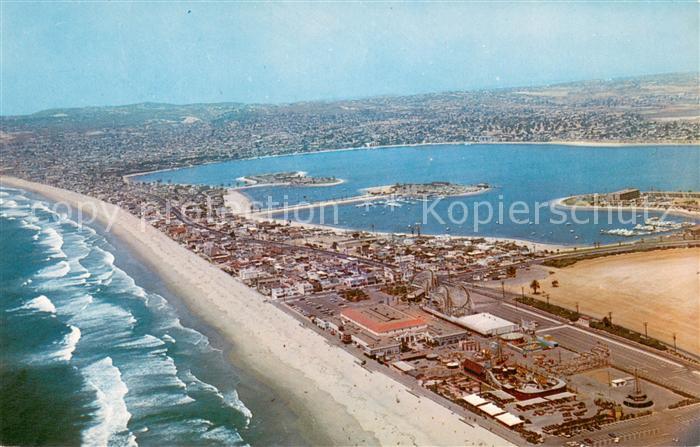 Mission Beach Fliegeraufnahme