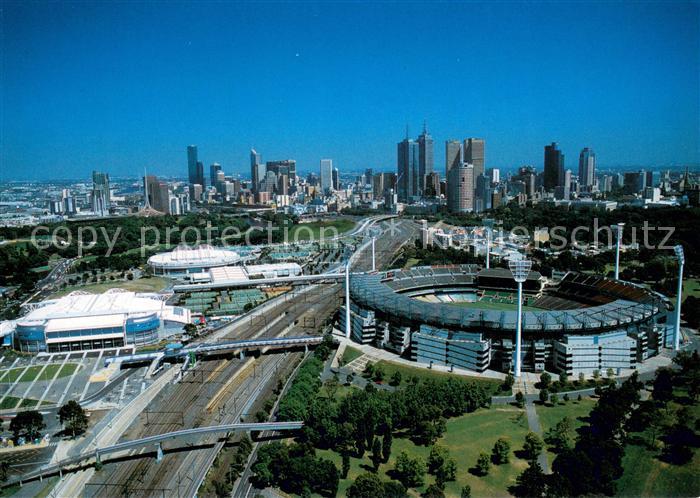 Melbourne Victoria View over te MCG and Melbourne Park Tennis Centre