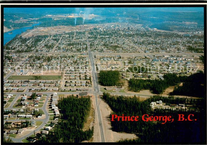 Prince George British Columbia Aerial view