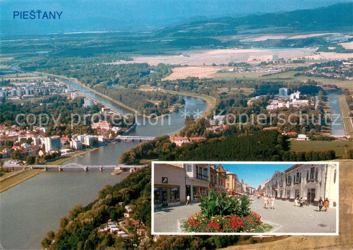 Piestany Fliegeraufnahme Ortspartie