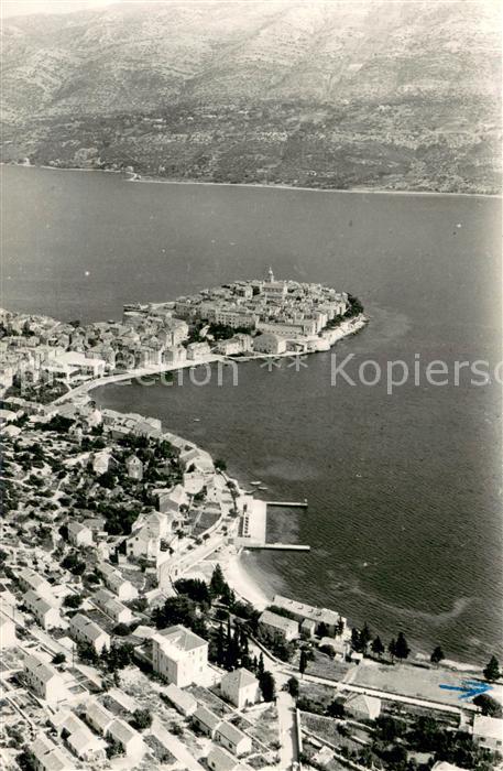 Korcula Fliegeraufnahme