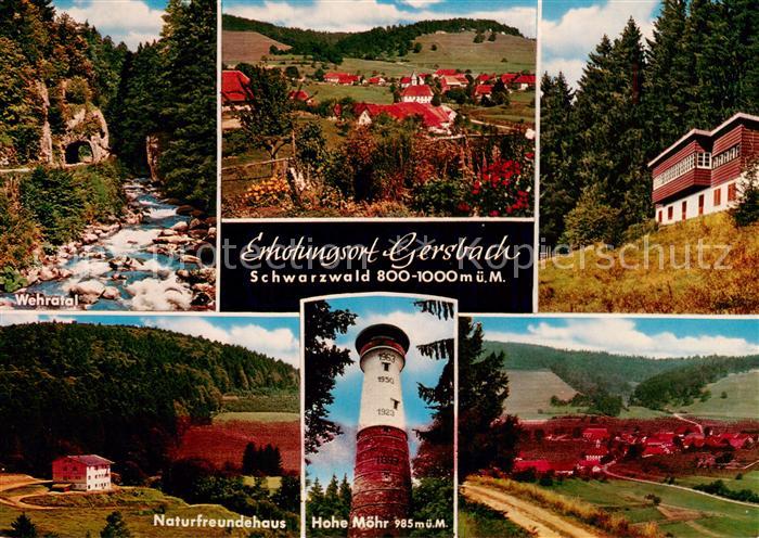 Gersbach Schopfheim Wehratal Naturfreundehaus Hohe Moehr Panorama
