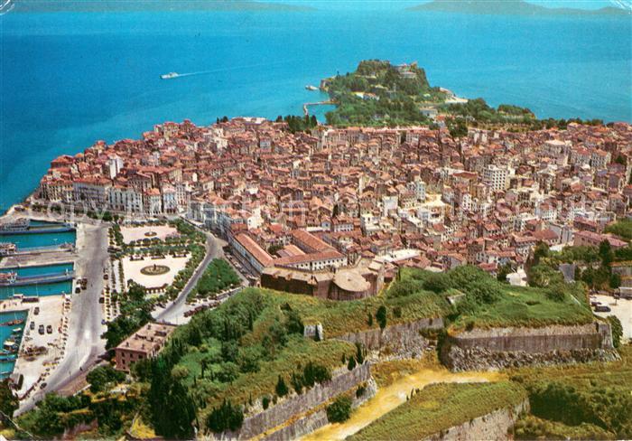 Korfu Corfu Fliegeraufnahme