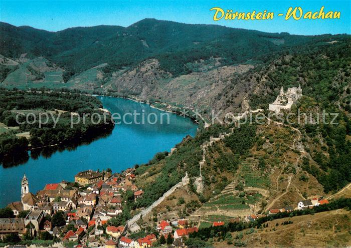 Duernstein Wachau Pfarrrkirche Maria Himmelfahrt ehem Stiftskirche Ruine Duernst