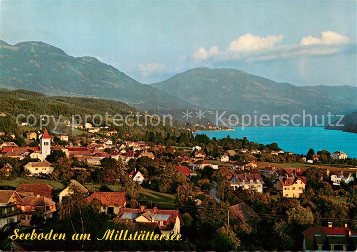 Seeboden Millstaettersee Fliegeraufnahme