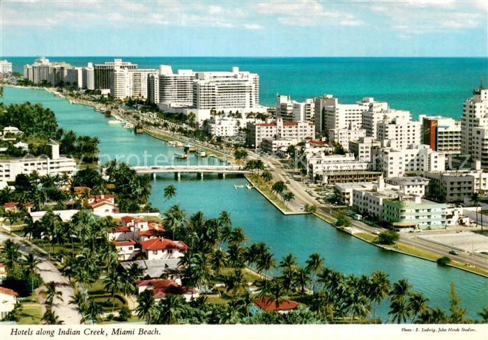 Miami Beach Hotels along Indian Creek