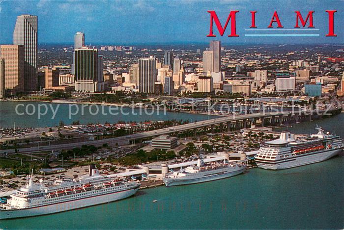 Miami Florida Downtown Miami and Bayside is just over the bridge