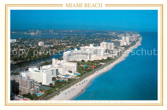 Miami Beach Sunny Miami Beach stretches as far as the eye can see